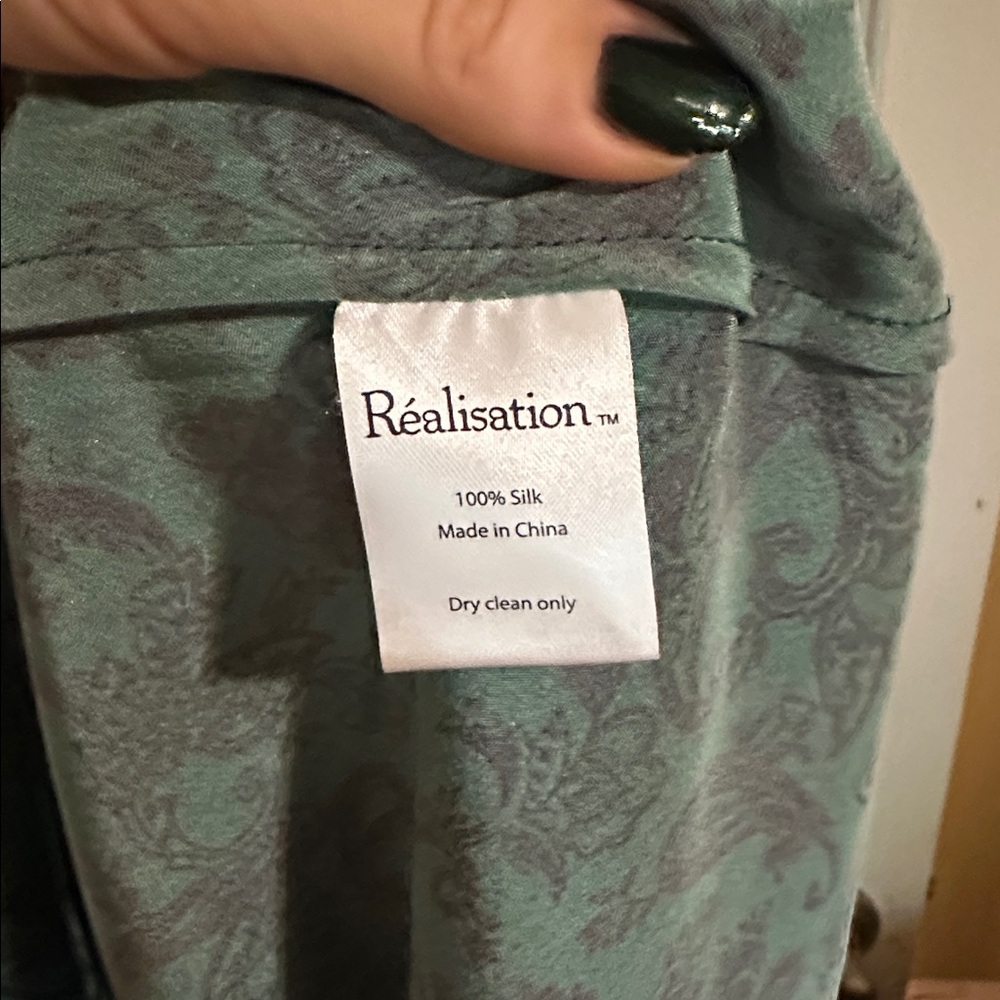 Realisation Par Green and Black Dress - Picture 8 of 8